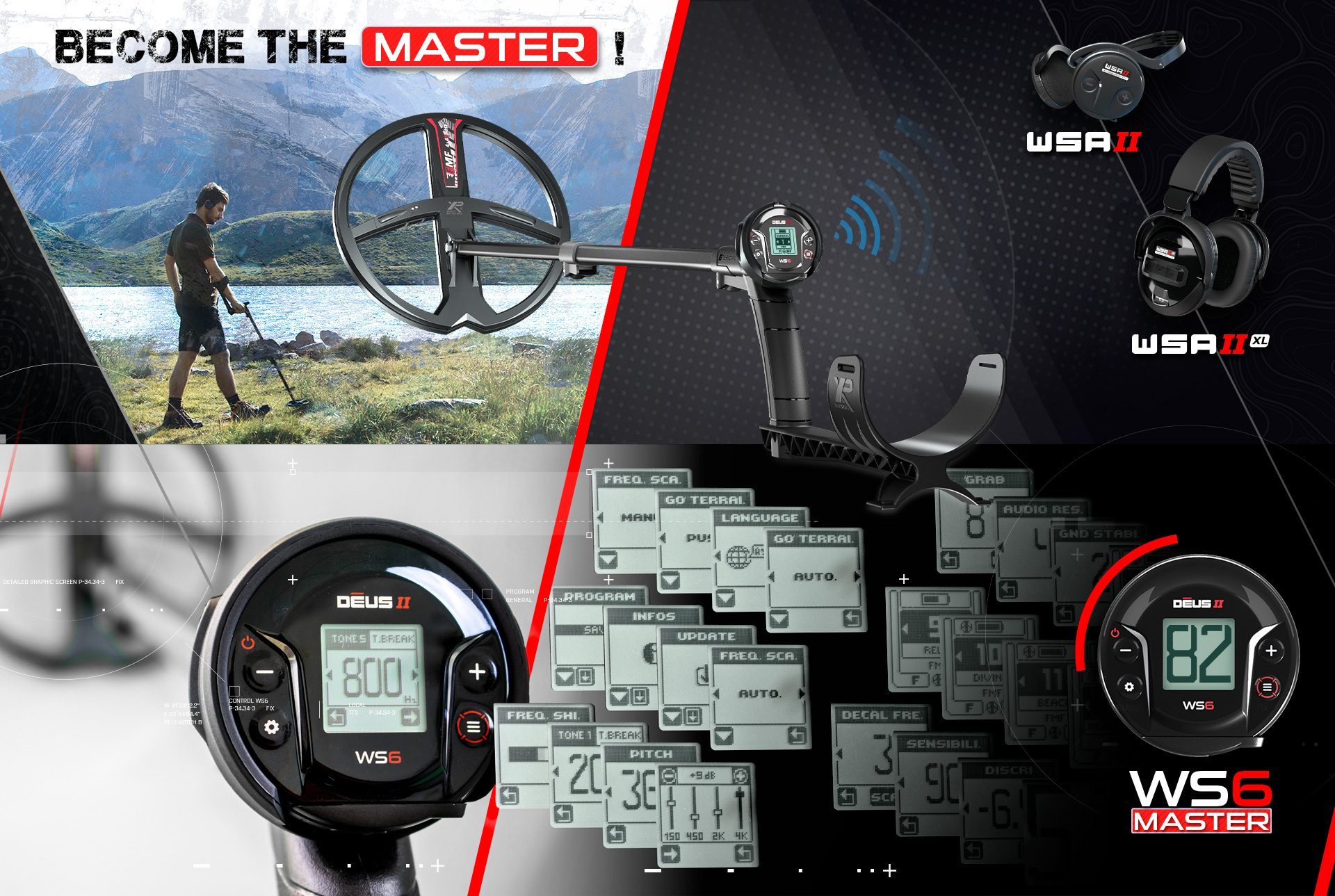 Adıyaman XP Deus II WS6 MASTER - XP WS6 MASTER Deus 2 saha ve su kullanımı